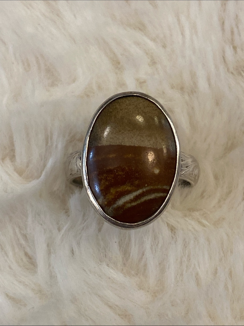 Sand Dune Agate Ring